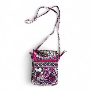 Vera Bradley Paisley Crossbody Bag - Pink and Purple